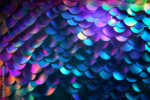 Holographic colorful 3d abstract background texture  for graphic elements or wallpaper.