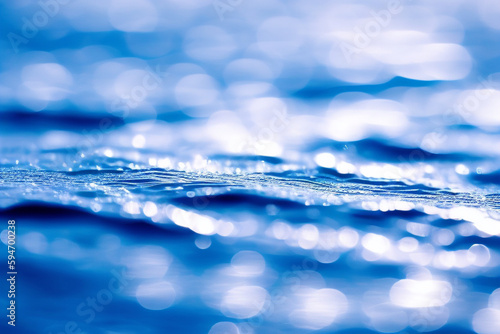 close up shot of water surface with bokeh