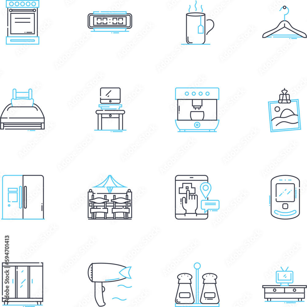 Sofa and chair outlet linear icons set. Comfort, Style, Quality, Savings, Design, Recliner, Fabric line vector and concept signs. Leather,Chaise,Ottoman outline illustrations Sofa and chair outlet linear icons set. Comfort, Style, Quality, Savings, Design, Recliner, Fabric line vector and concept signs. Leather,Chaise,Ottoman outline illustrations