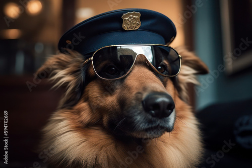 dog as police officer