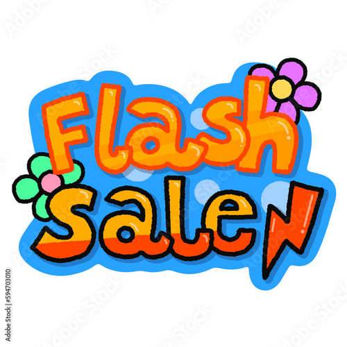 Flash sale promotion for store decoration