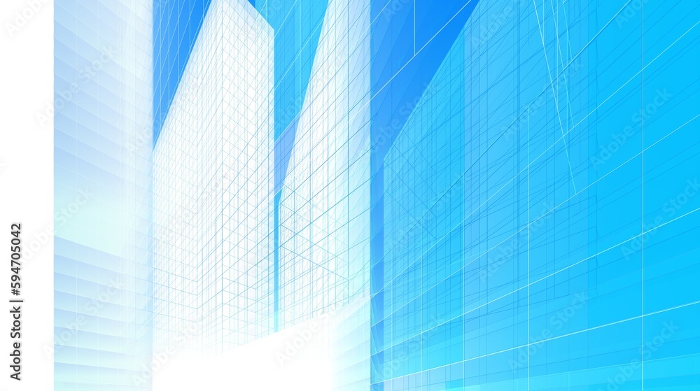 Fototapeta premium Abstract architecture building 3d rendering