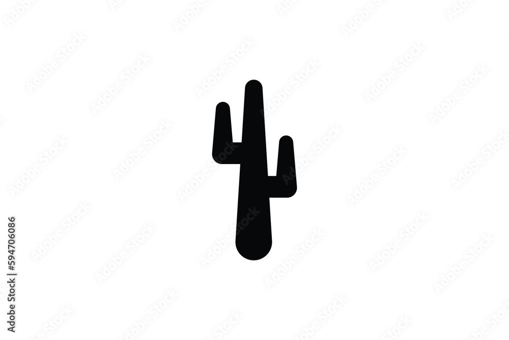 Cactus icon design template Cactus icon design template