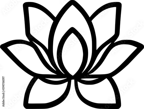 lotus icon vector symbol design illustration