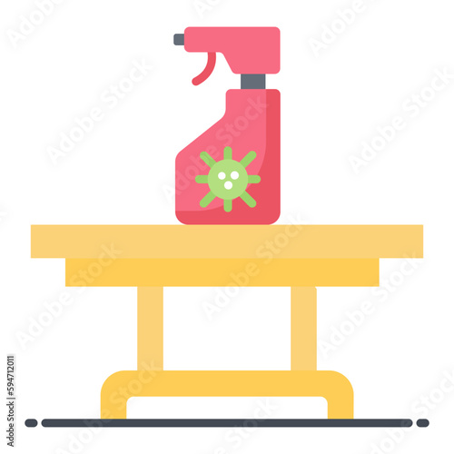 Sanitizer Flat Icon