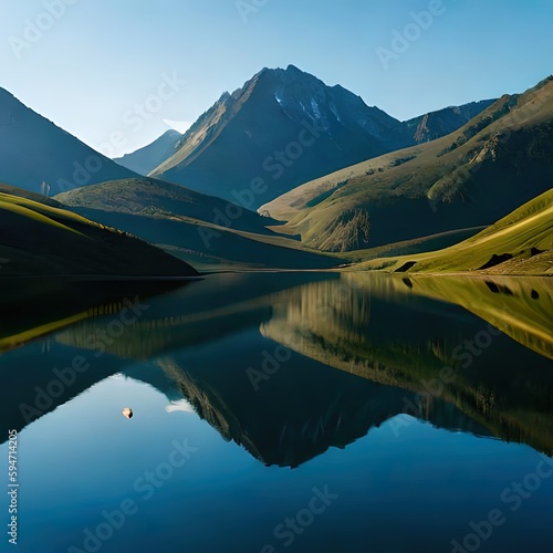 lake in the mountains © Lion