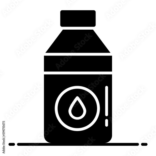 Distilled Water Glyph Icon