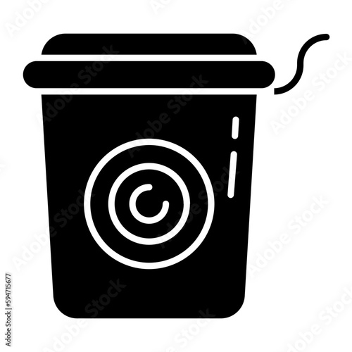 Flossing Glyph Icon