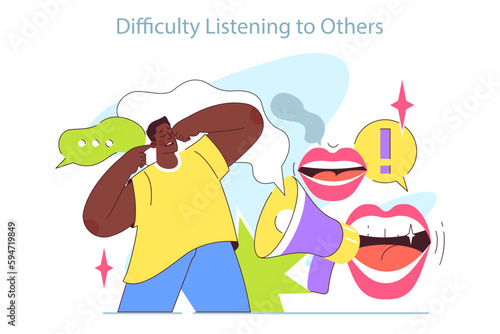 ADHD symptom. Attention deficit hyperactivity disorder signs