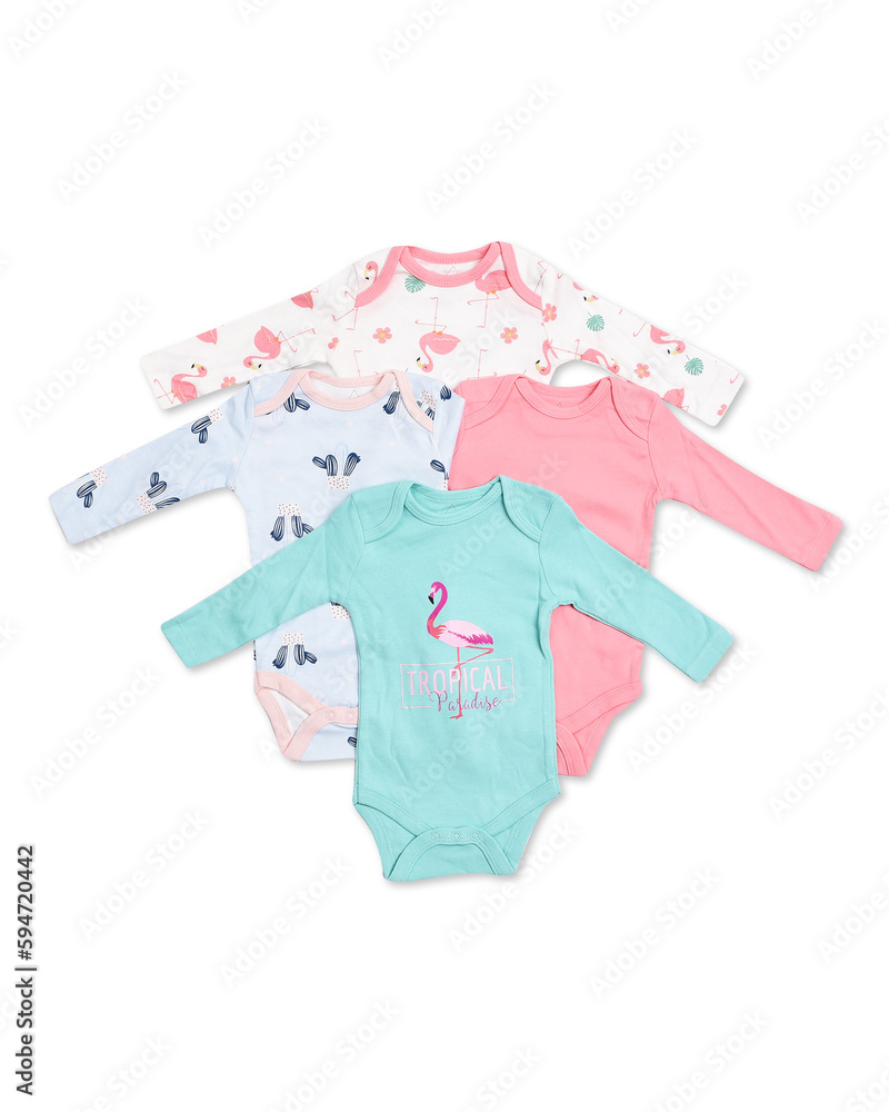 Baby, children clothes isolated on white background. Baby, children clothes isolated on white background.