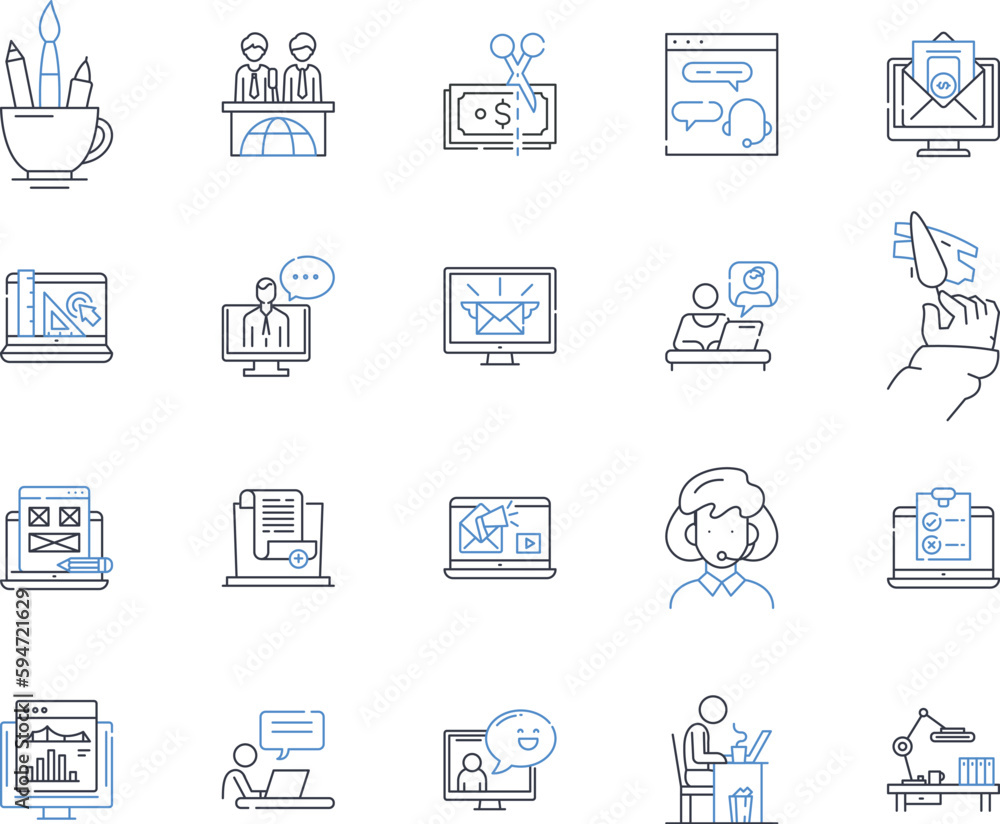 Professional development line icons collection. Growth, Learning, Improvement, Skill-building, Advancement, Education, Training vector and linear illustration. Empowerment,Enhancement,Enrichment Professional development line icons collection. Growth, Learning, Improvement, Skill-building, Advancement, Education, Training vector and linear illustration. Empowerment,Enhancement,Enrichment