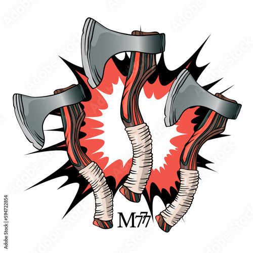 three axes, m777, 777