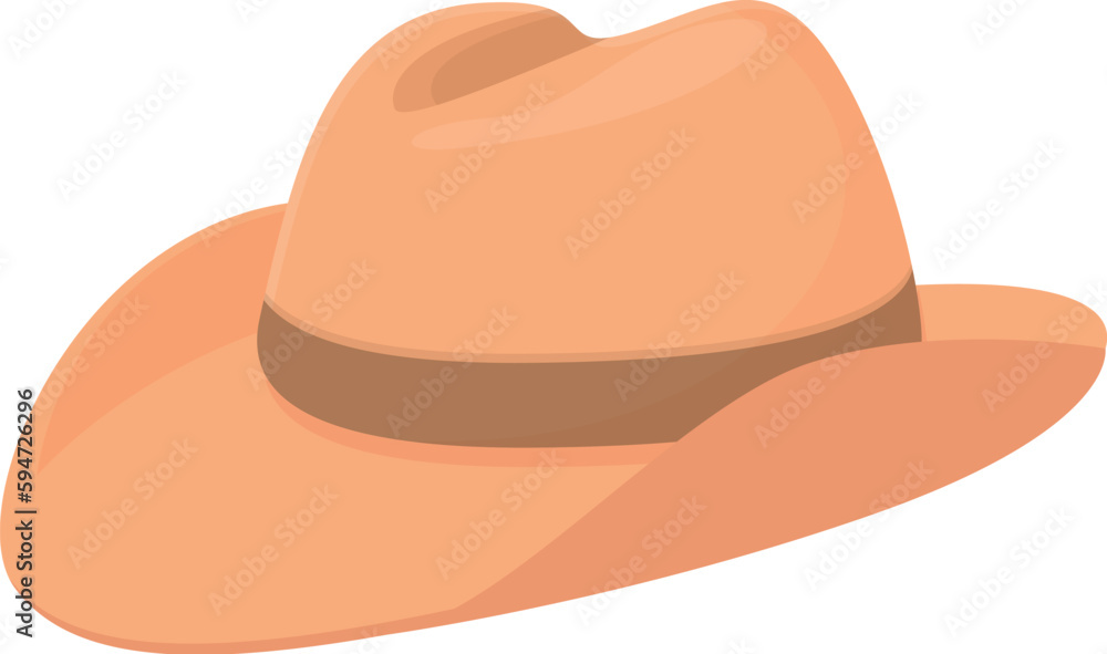 New cowboy hat icon cartoon vector. Western rodeo. Costume west New cowboy hat icon cartoon vector. Western rodeo. Costume west
