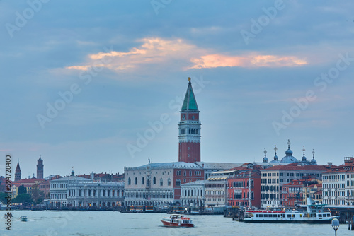 San Marco and Palace Ducate at sunset, Venice