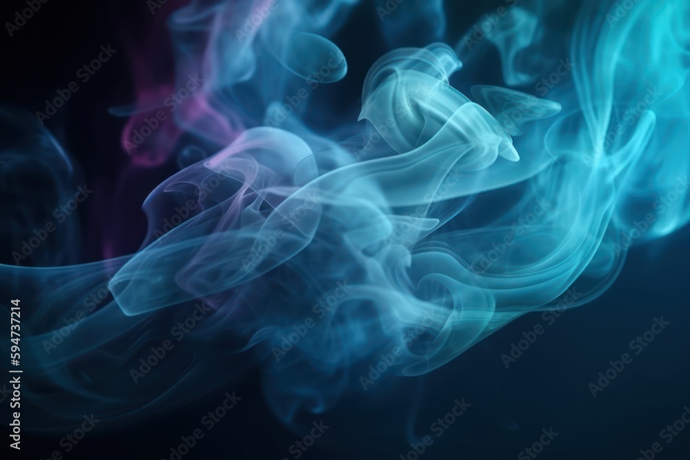 Abstract smoke background, generative AI