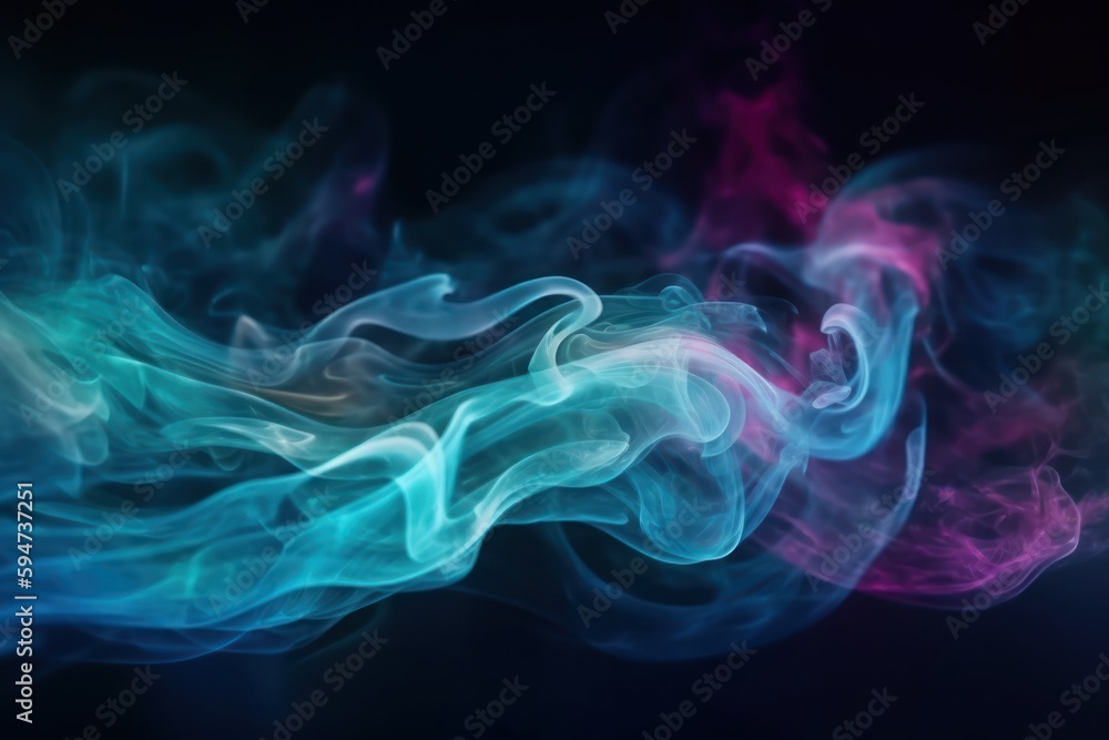 Abstract smoke background, generative AI Abstract smoke background, generative AI