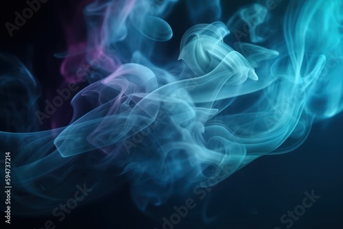 Abstract smoke background, generative AI