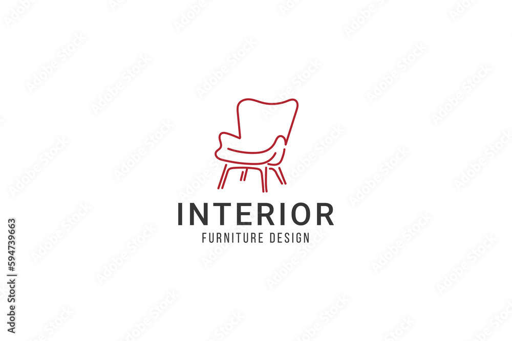 interior design logo vector icon illustration interior design logo vector icon illustration