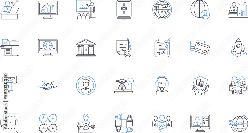 Organization headquarters line icons collection. Corporate, Location, Hierarchy, Structure, Building, Office, Management vector and linear illustration. Stratagem,Establishment,Arrangement outline Organization headquarters line icons collection. Corporate, Location, Hierarchy, Structure, Building, Office, Management vector and linear illustration. Stratagem,Establishment,Arrangement outline
