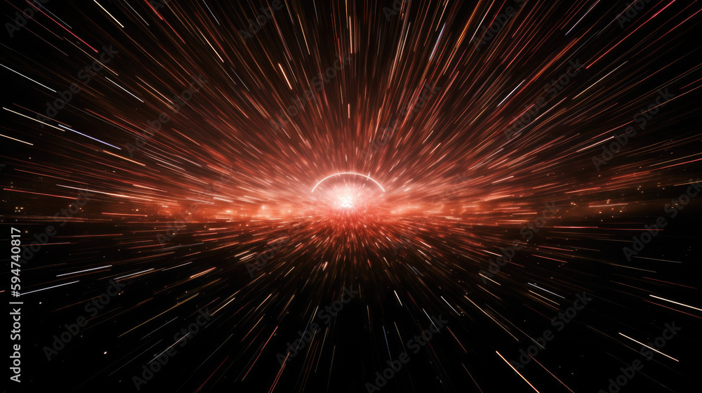 Zooming stars background, Generative AI Zooming stars background, Generative AI
