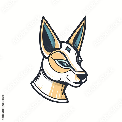 Anubis 2d Vector Logo photo