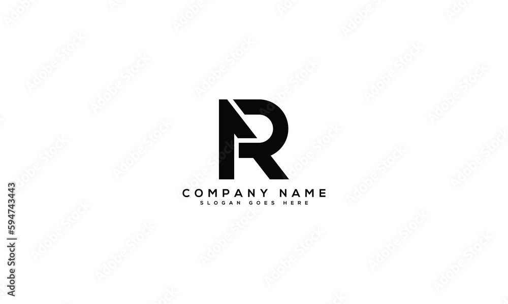AR letter mark abstract vector logo design template. AR icon design AR letter mark abstract vector logo design template. AR icon design