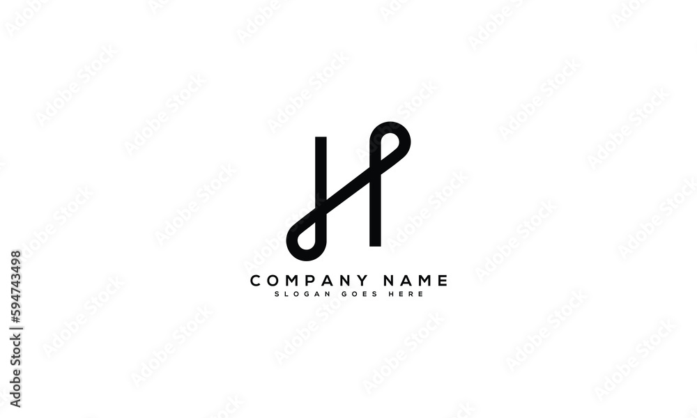 H letter mark abstract vector logo design template. H icon design H letter mark abstract vector logo design template. H icon design