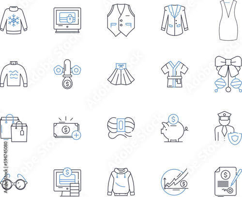 Wine industry line icons collection. Grapes, Vineyards, Terroir, Viticulture, Winemakers, Tasting, Cellar vector and linear illustration. Oak,Bottle,Cork outline signs set