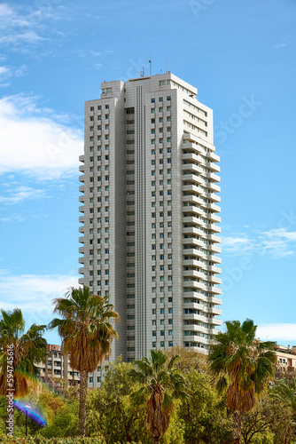 Modern Skycrapper housing tower