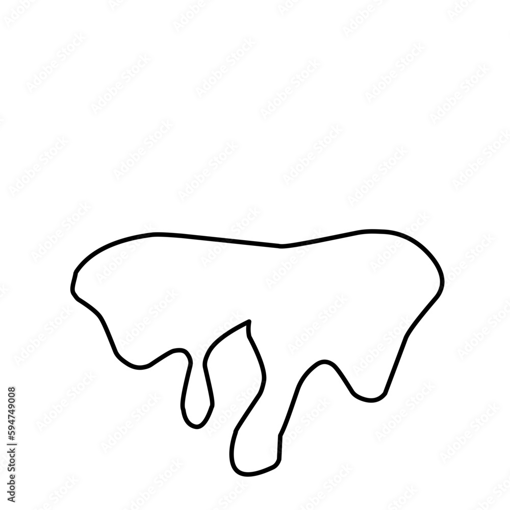 Snow Melt Outline Snow Melt Outline