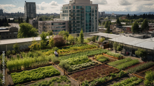 Urban farming and sustainable agriculture photo