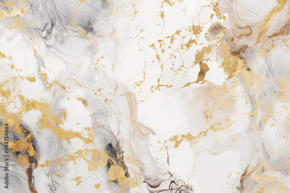 Marble texture with gold veins, AI generated image Marble texture with gold veins, AI generated image