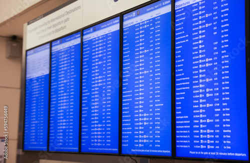 airport monitor displaying the status and destinations of business flights represents the fast-paced world of commerce and global connectivity. It signifies the importance of efficient communication 