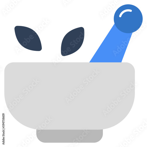 Modern design icon of pestle mortar