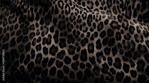 panther pattern fabric. full frame. top view. Generated AI © bahadirbermekphoto