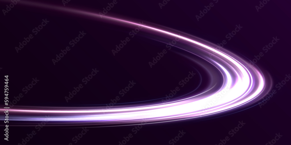 Neon line white png. Light white Twirl. Curve light effect of white line. White spiral with the effect of light. Luminous white lines of speed. Vector illustration. Neon line white png. Light white Twirl. Curve light effect of white line. White spiral with the effect of light. Luminous white lines of speed. Vector illustration.