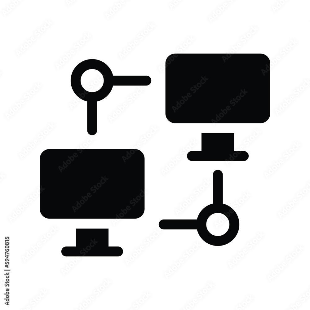network solid icon illustration vector graphic network solid icon illustration vector graphic