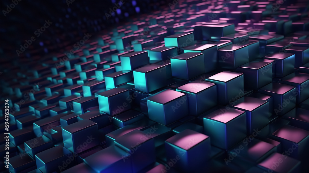 abstract background with cubes abstract background with cubes