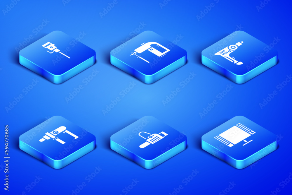 Set Smart Tv, Construction jackhammer, Chainsaw, Electric drill machine, Rotary and icon. Vector Set Smart Tv, Construction jackhammer, Chainsaw, Electric drill machine, Rotary and icon. Vector