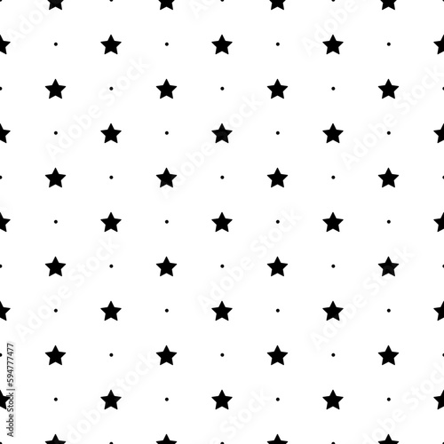 Star seamless pattern. Repeating geometric stars background. Repeated shiny design for prints. Cute shiny lattice. Repeat blink tesselation. Sparks wallpaper. Sparkle tileable. Vector illustration