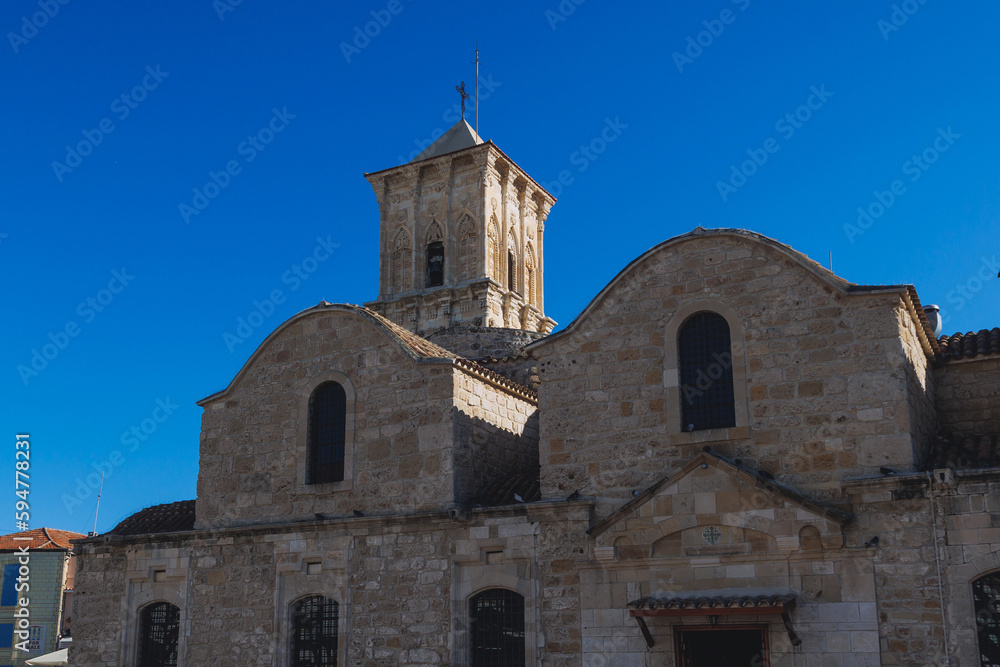Exterior of St Lazarus historic church in Larnaca, Cyprus