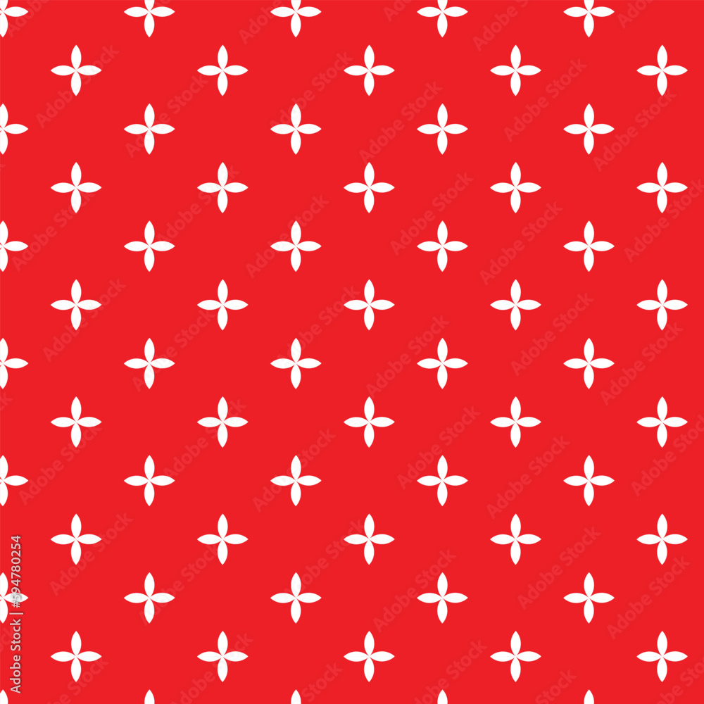 abstract white flower vector pattern and red bg. abstract white flower vector pattern and red bg.