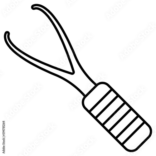 Perfect design icon of surgical tong