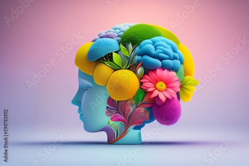 A creative mind can provide a means of expression and contribute to a person's mental wellness Generative AI.