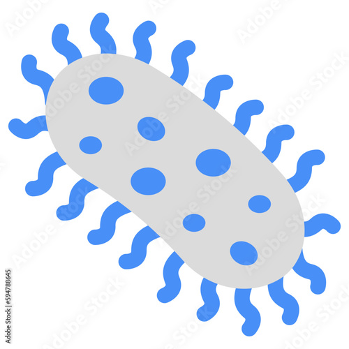 Perfect design icon of bacteria