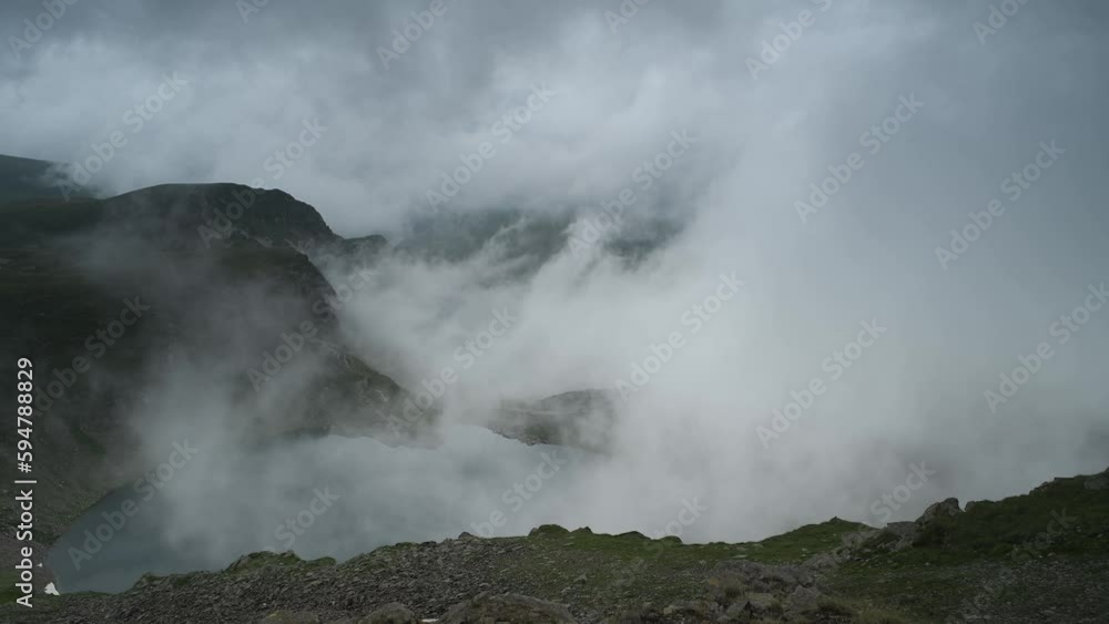 Landscape in Rila mountain, Bulgaria, time lapse.
Landscape in Rila mountain, Bulgaria, time lapse.