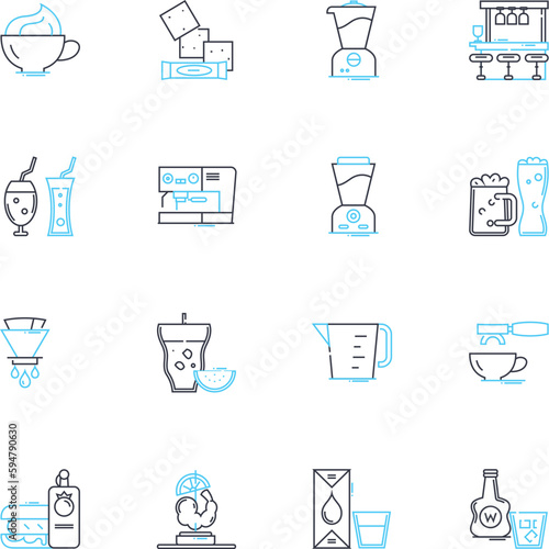 Bold and daring linear icons set. Courageous, Fearless, Adventurous, Reckless, Brazen, Confident, Gutsy line vector and concept signs. Daring,Maverick,Risk-taker outline illustrations