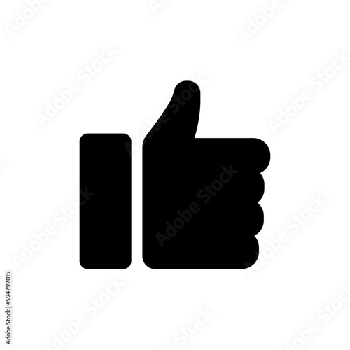 Thumbs up,like sign, like symbol, like icon.Finger up.