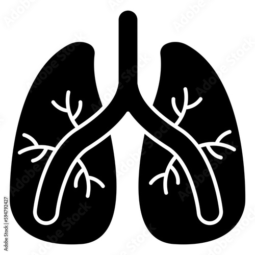 Premium download icon of lungs
