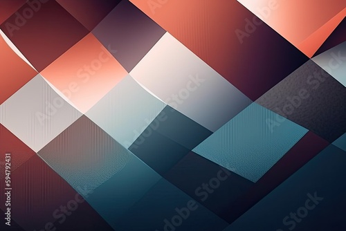 Pastel color shapes and geometrically appealing lines wallpaper